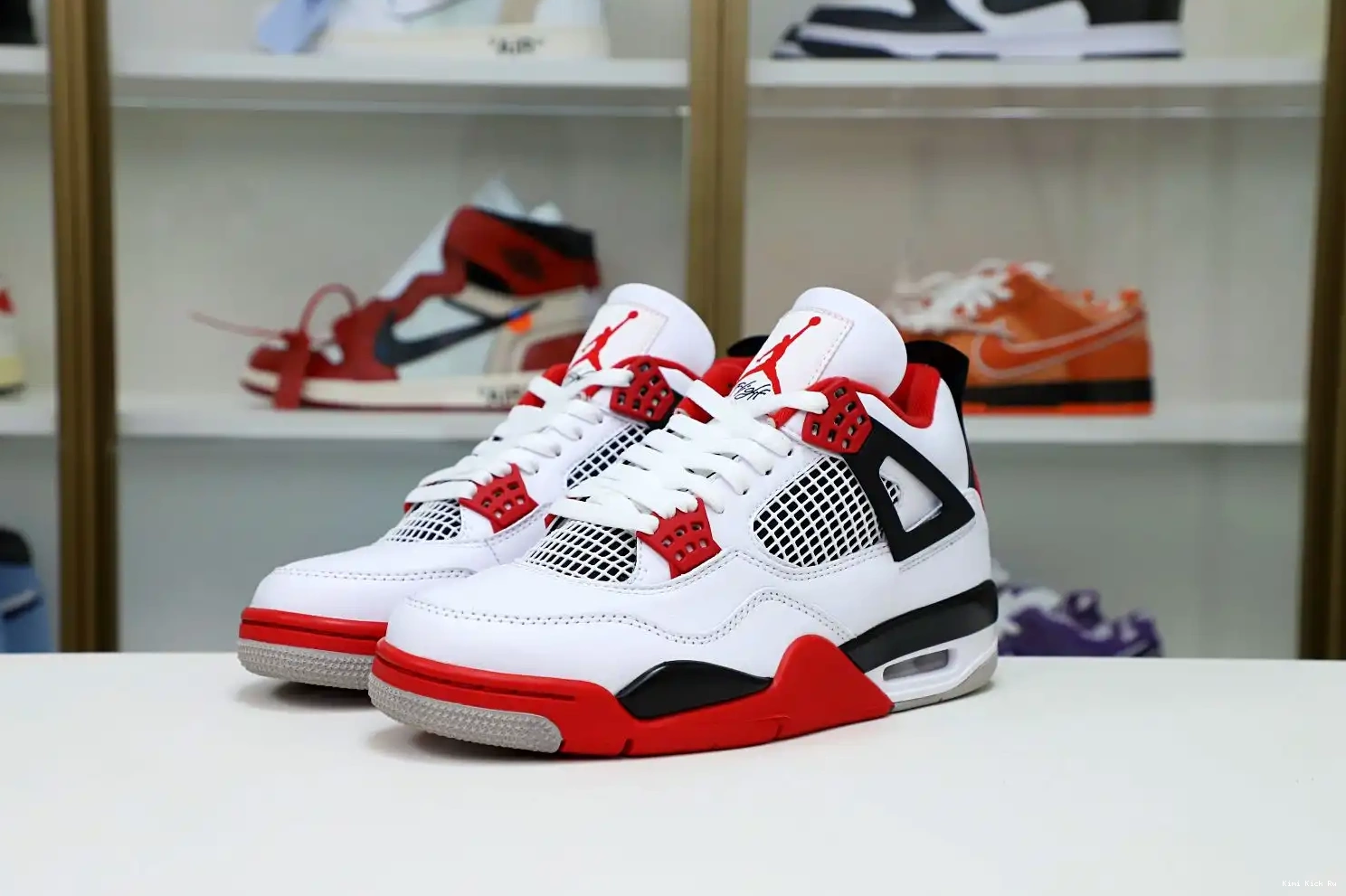 JORDAN 4 2012 RED' AIR RETRO 'FIRE Kimikick 0503